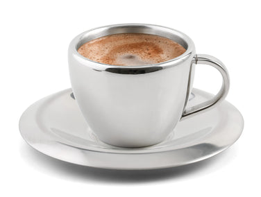 Weis espresso cup, double wall