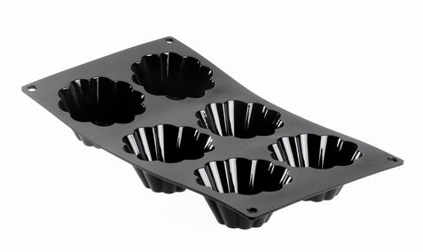 De Buyer Moul'flex silicone mould 6 brioches