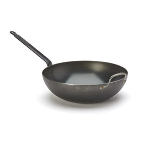 De Buyer Blue Carbon wok och traktörpanna