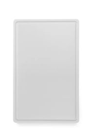 Leikkuulauta valkoinen, uritettu, GN 1/1