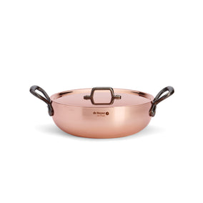 De Buyer Prima Matera kaareva paistokasari ja kansi, valurautakahvat, 28 cm