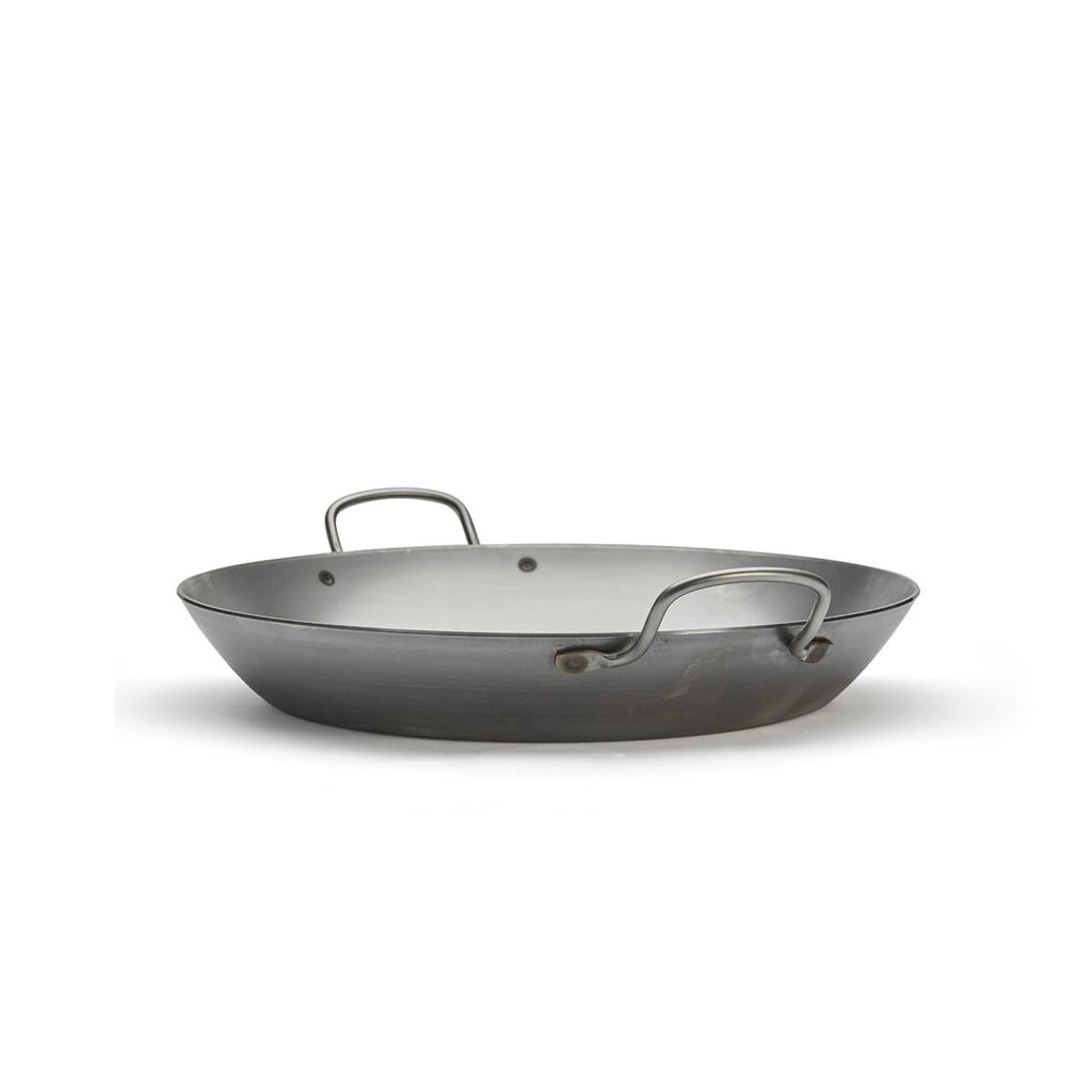 De Buyer Carbone Plus kolstålspanna med två handtag