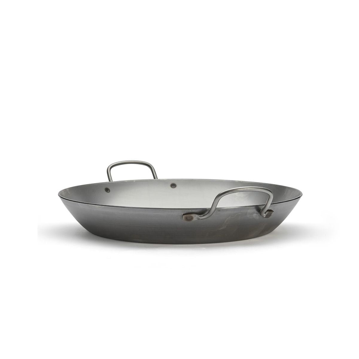 De Buyer Carbone Plus kolstålspanna med två handtag