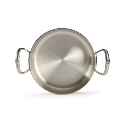 De Buyer Prima Matera sauté pan with two handles and lid