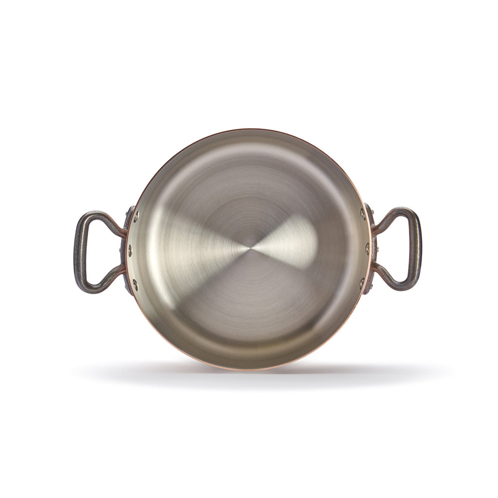 De Buyer Prima Matera koppargryta + lock för induktion, gjutjärnshandtag