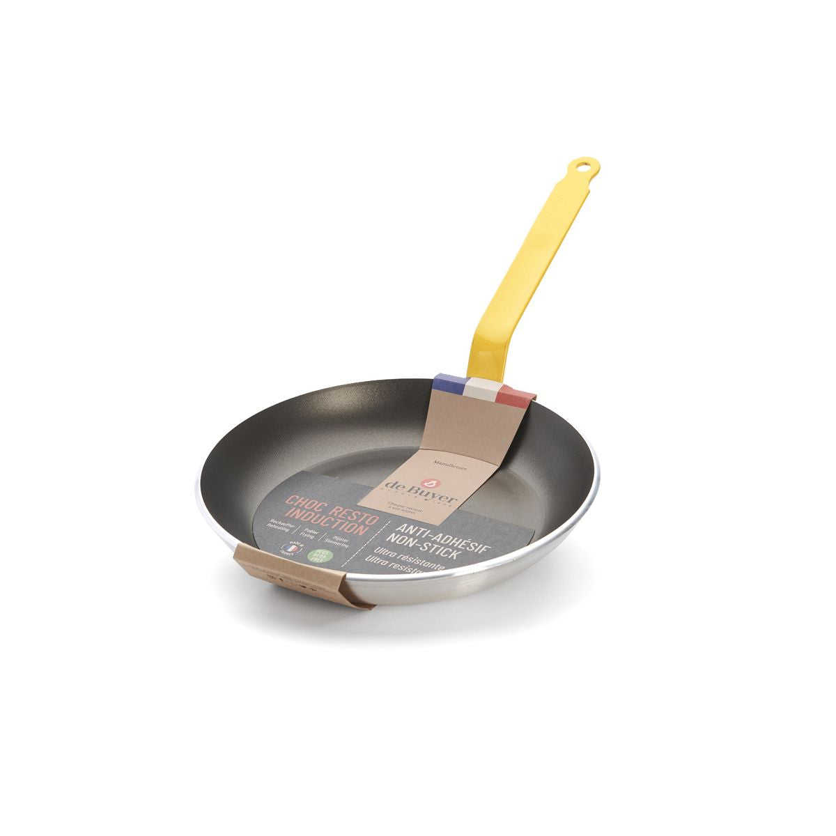 De Buyer Choc stekpanna, non-stick, gult handtag
