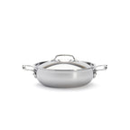 De Buyer Affinity 2.0 large, rounded sauteuse with two handles and lid
