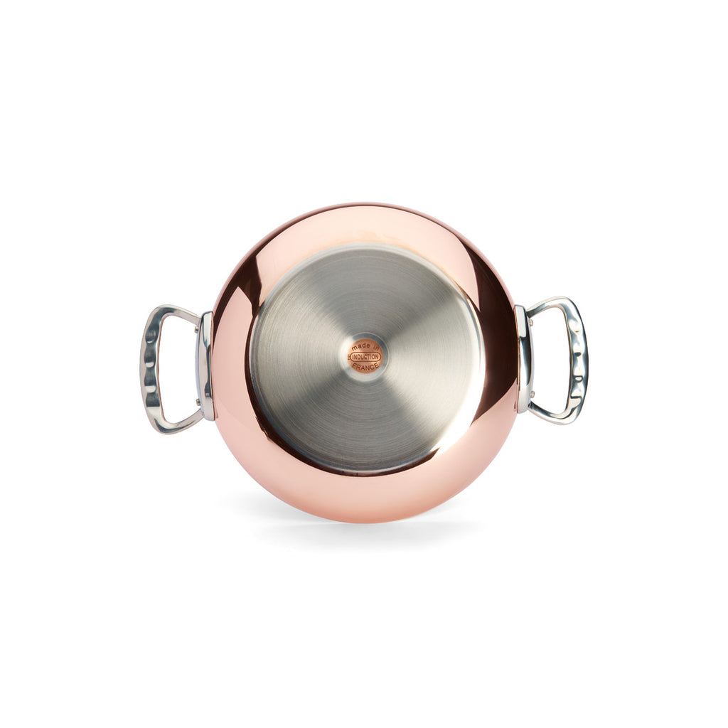 De Buyer Prima Matera rundad sauteuse med lock, 28 cm