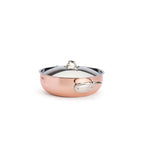 De Buyer Prima Matera rundad sauteuse med lock, 28 cm