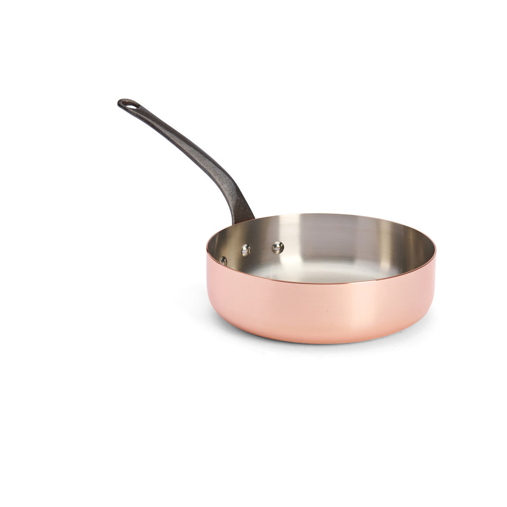 De Buyer Prima Matera Tradition sauteuse för induktion, rak modell, 24 cm
