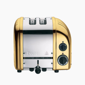 Dualit toaster, 2 slots, brass