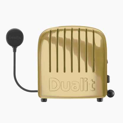 Dualit toaster, 2 slots, brass