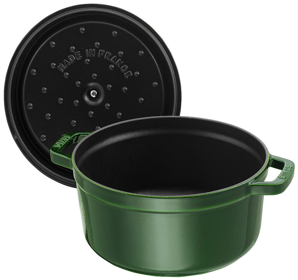 Staub valurautapata, pyöreä 22 cm, 2,6 l, vihreä