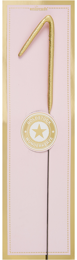 Wondercandle sparkler - numbers and symbols