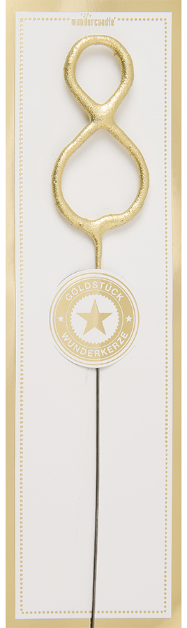 Wondercandle sparkler - numbers and symbols