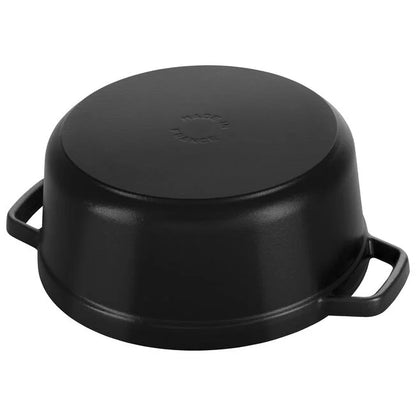 Staub valurautapata, pyöreä 26 cm, 5,25 l, mattamusta