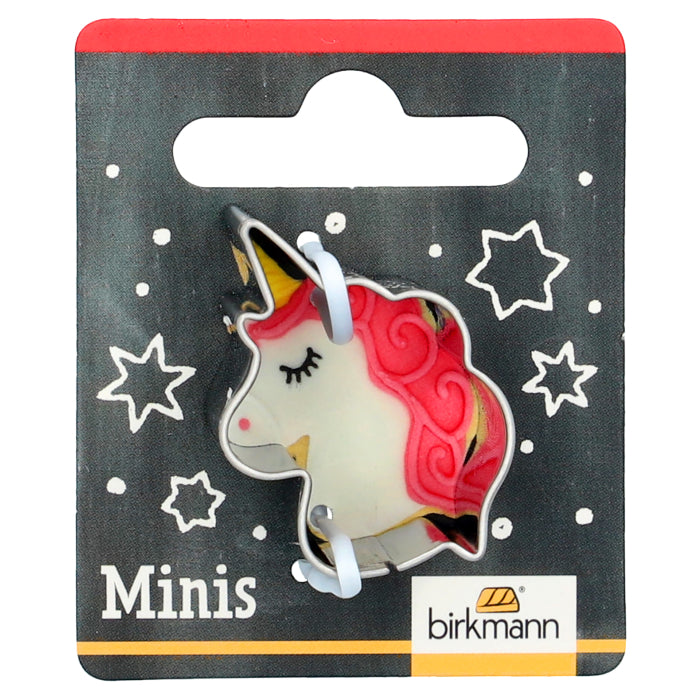 Utstickare enhörning, mini 3 cm