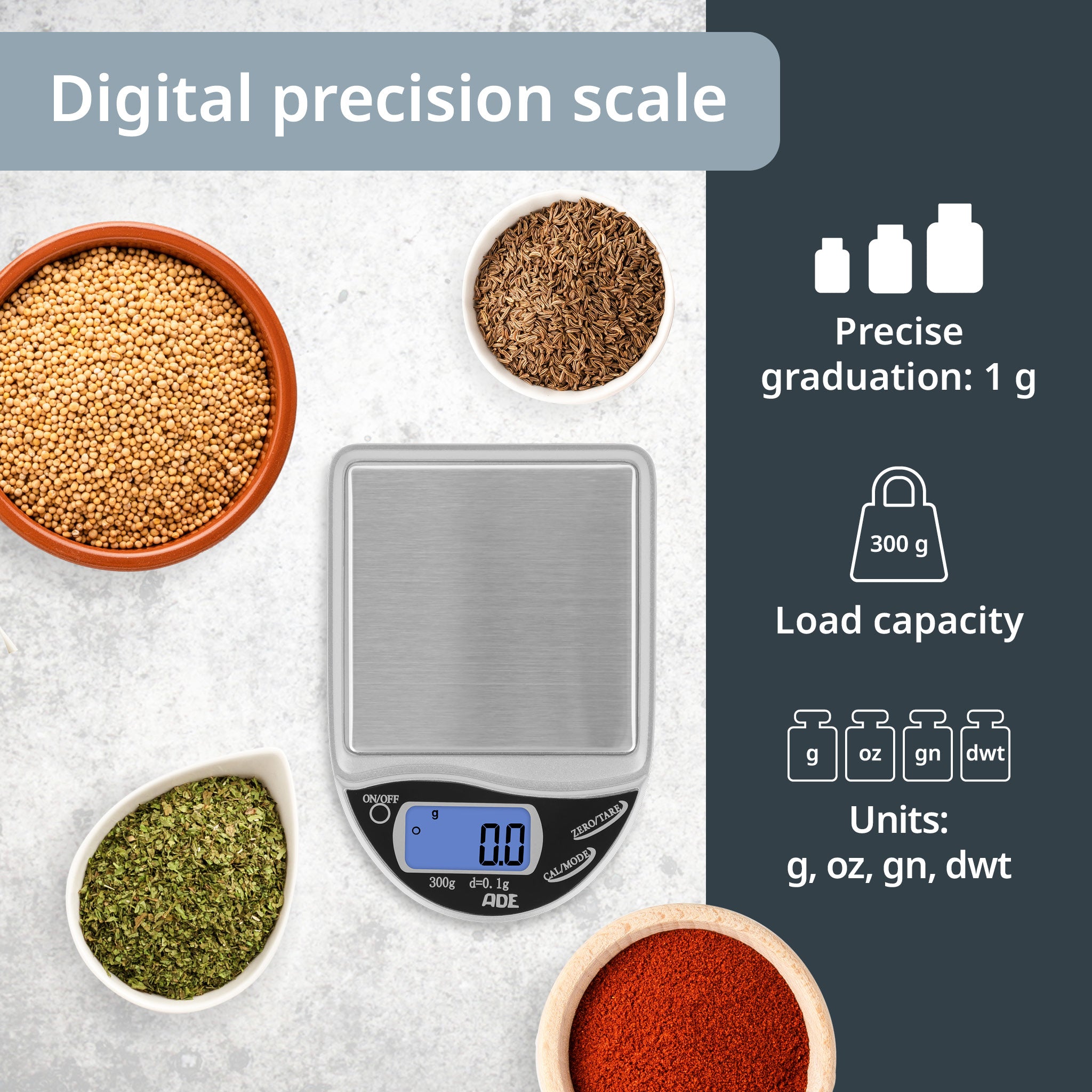 Ade digitaalinen taskuvaaka