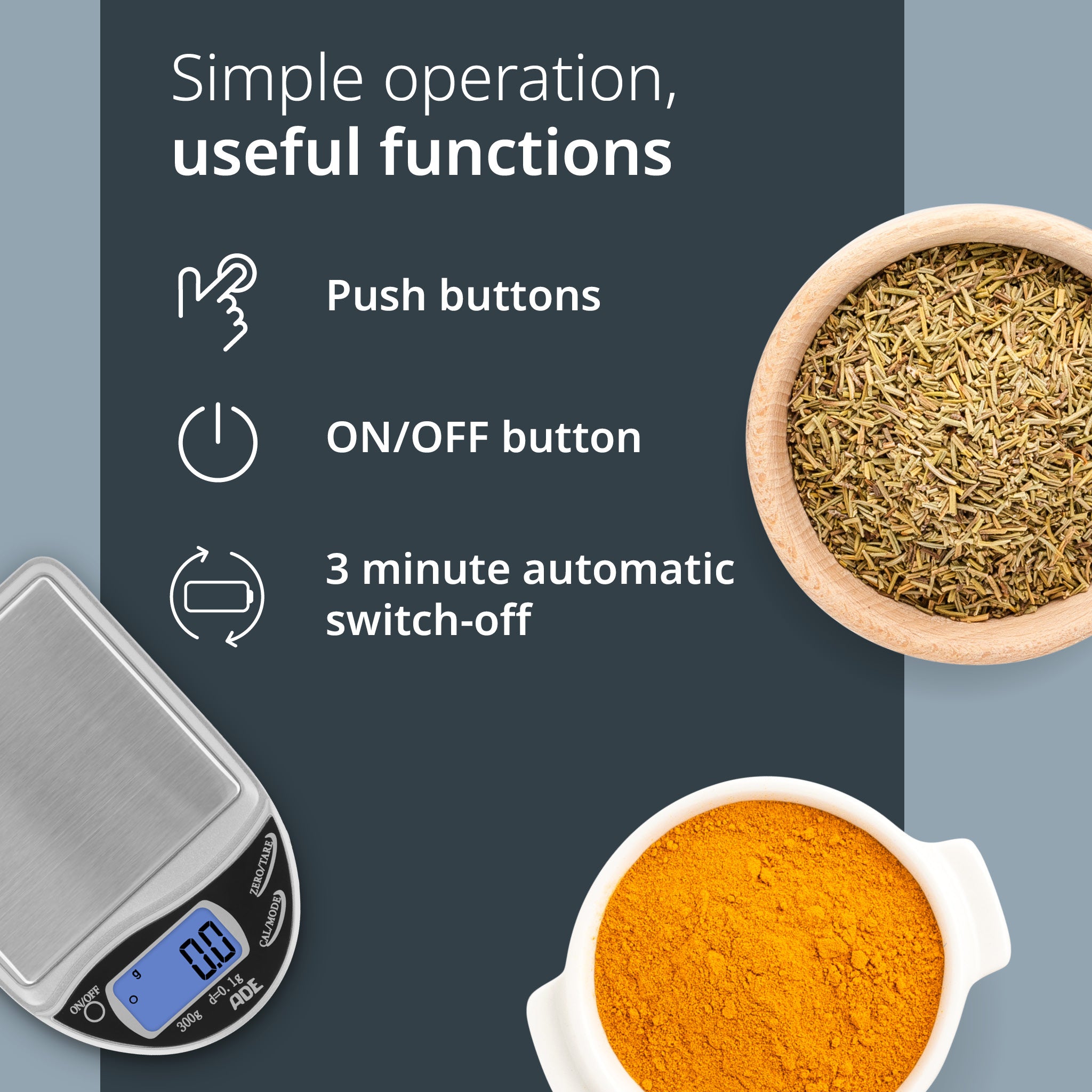 Ade digitaalinen taskuvaaka