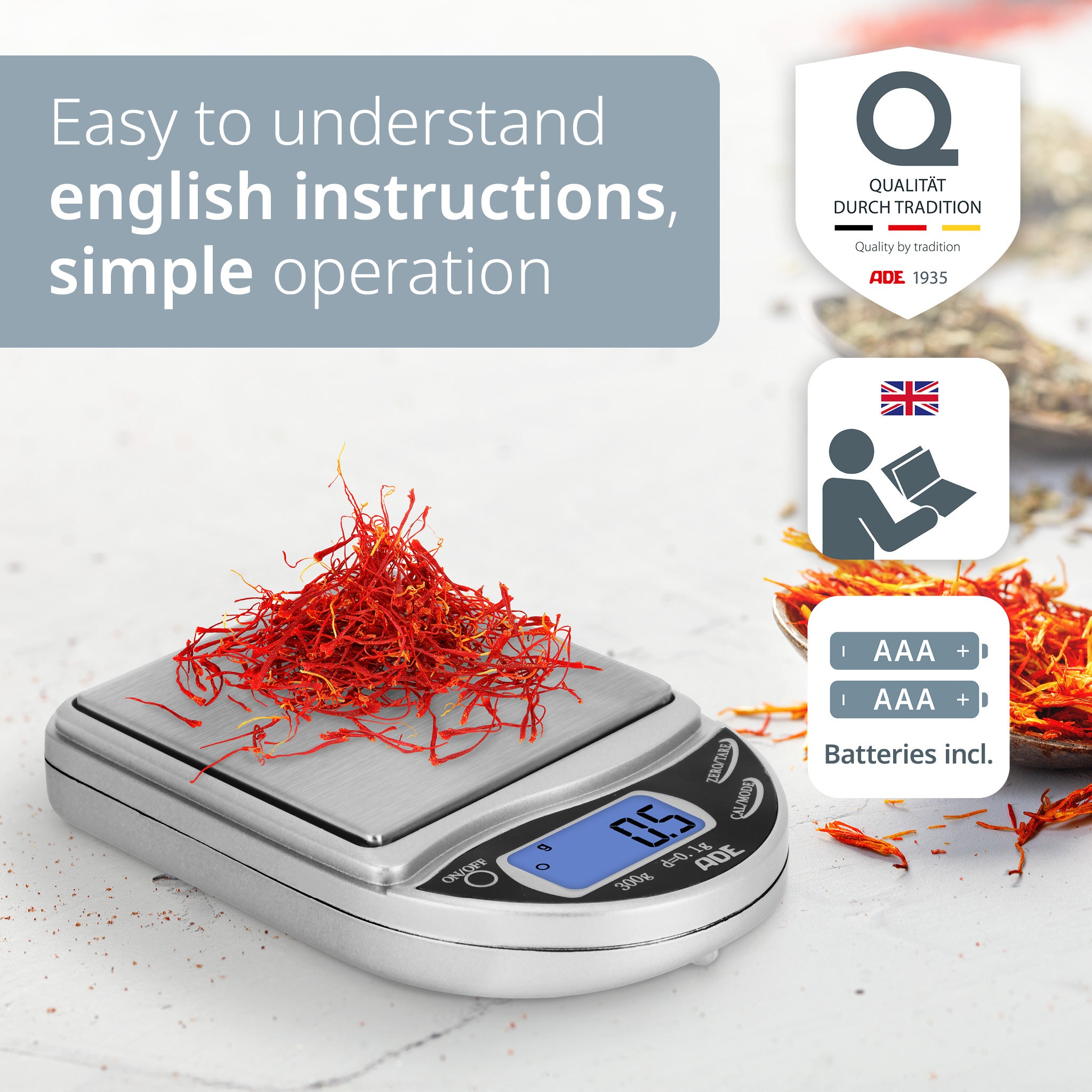 Ade digitaalinen taskuvaaka