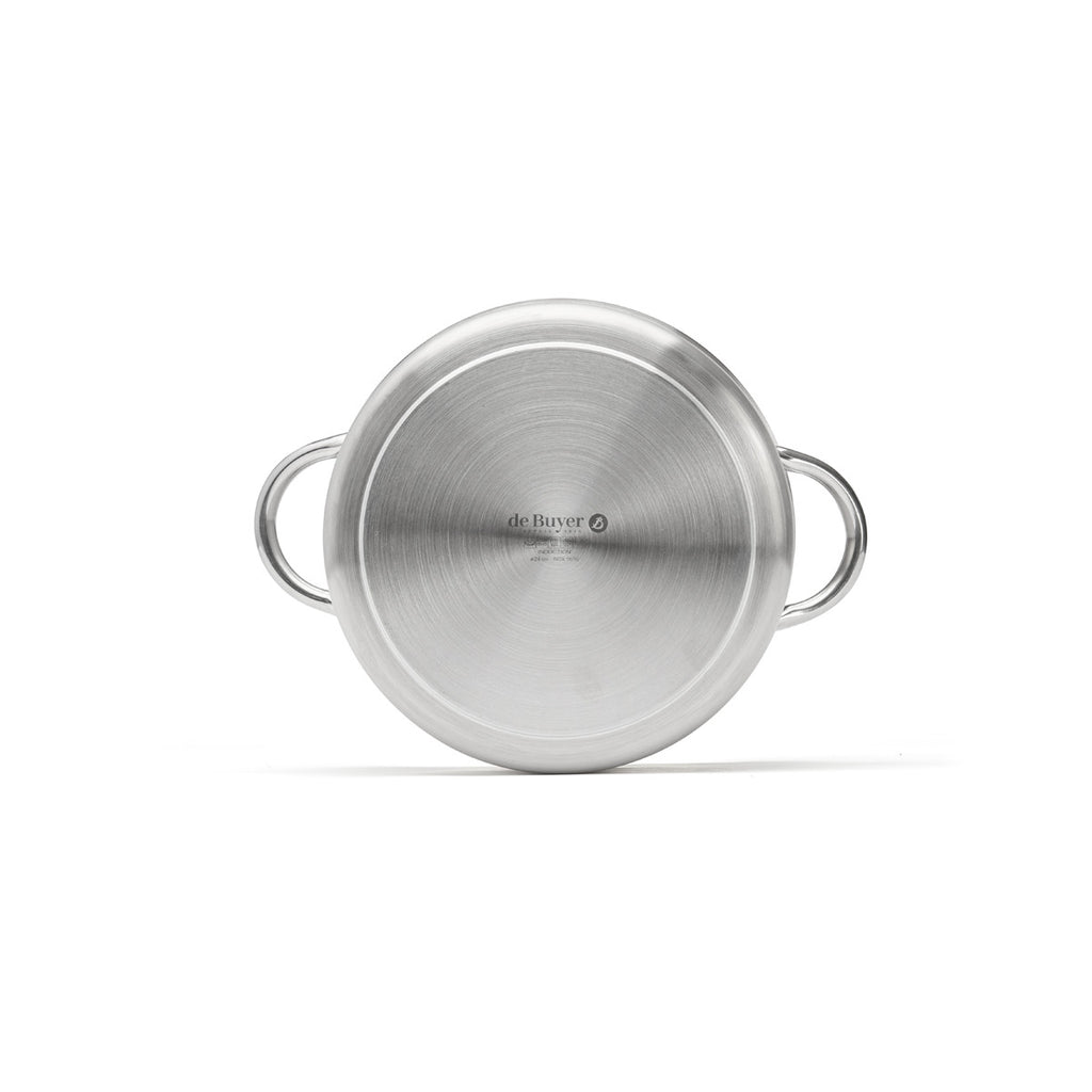 De Buyer rostfri gryta, hög modell