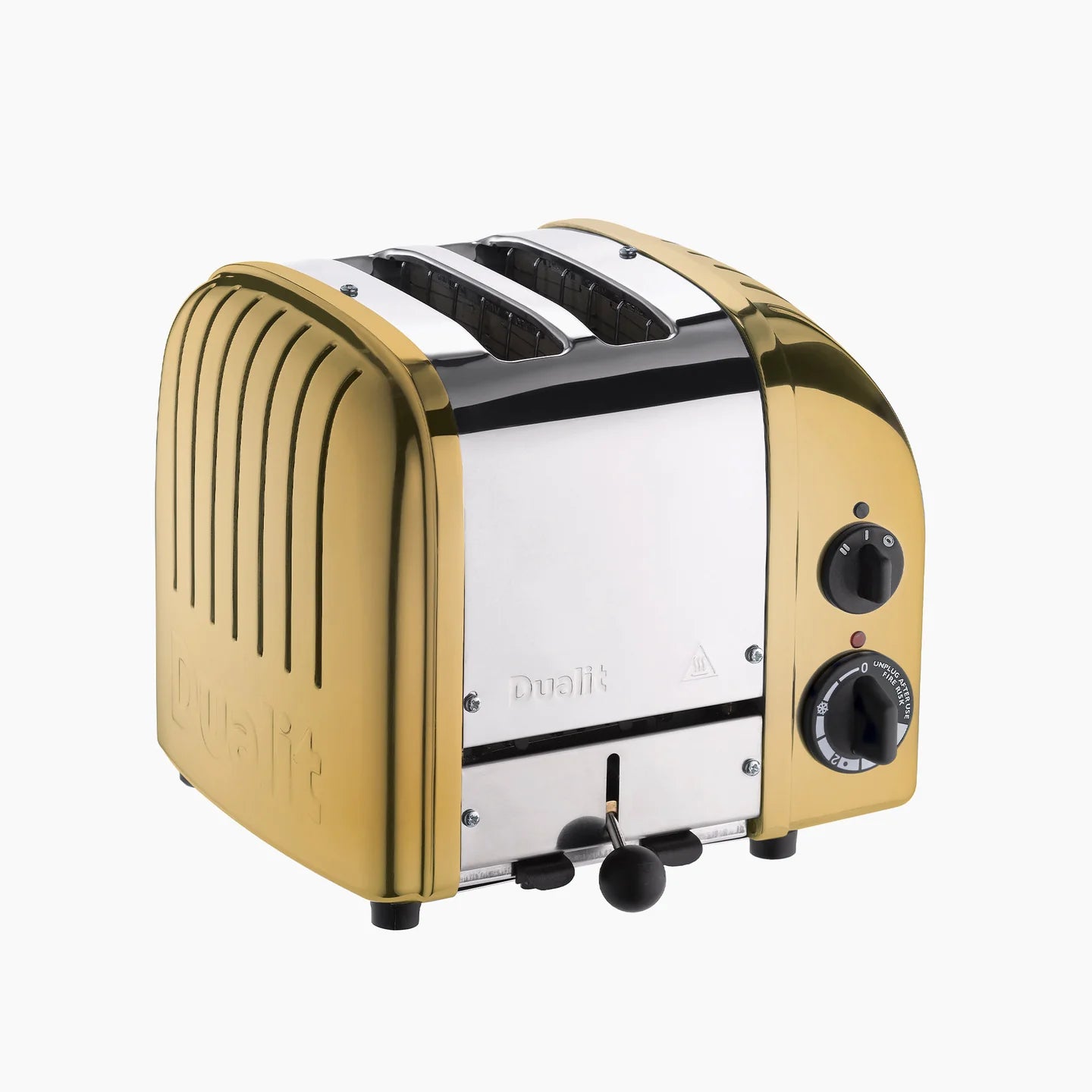 Dualit toaster, 2 slots, brass