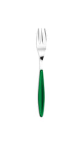 Guzzini dessert fork, emerald