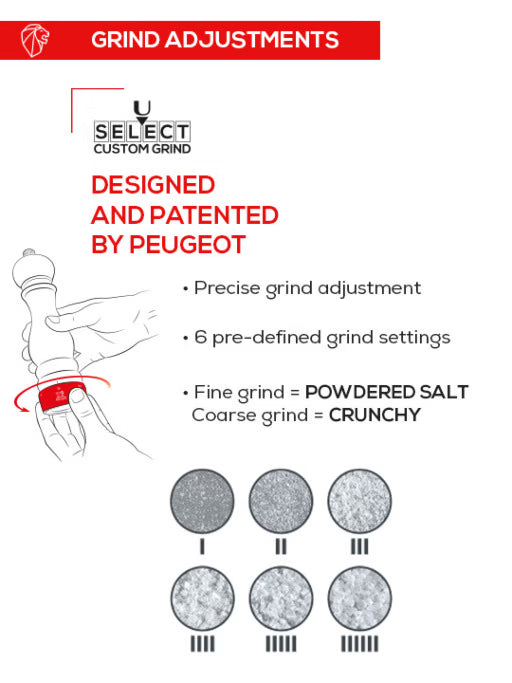 Peugeot Line rechargeable electric salt mill