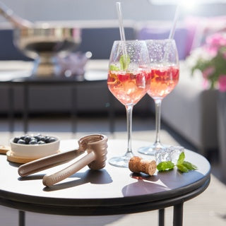 Westmark champagneöppnare och nötknäppare, pink