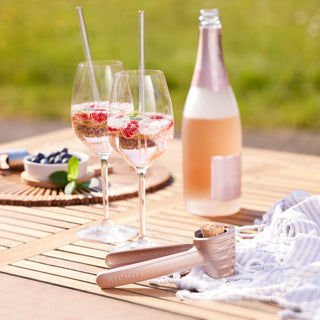 Westmark champagneöppnare och nötknäppare, pink