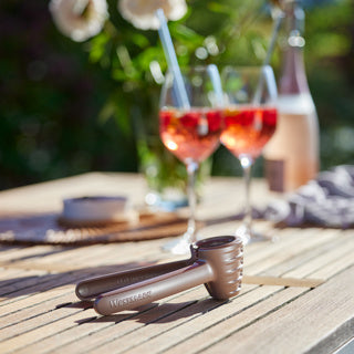 Westmark champagneöppnare och nötknäppare, pink