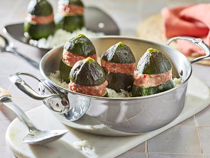 De Buyer Affinity 2.0 paistokasari, kaksi kahvaa ja kansi