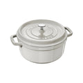 Staub gjutjärnsgryta, rund 18 cm, 1,7 l, vit
