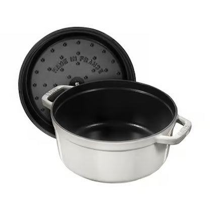 Staub valurautapata, pyöreä 18 cm, 1,7 l, valkoinen
