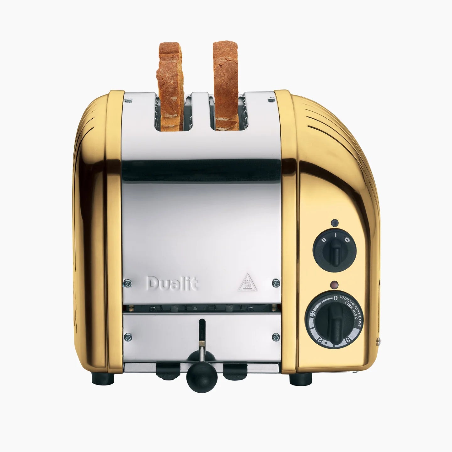 Dualit toaster, 2 slots, brass