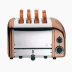 Dualit toaster, 4 slots, copper