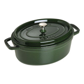 Staub stewpot, oval 27 cm, 3,2 l, basil green