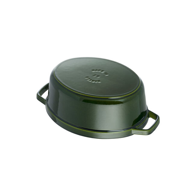 Staub stewpot, oval 27 cm, 3,2 l, basil green