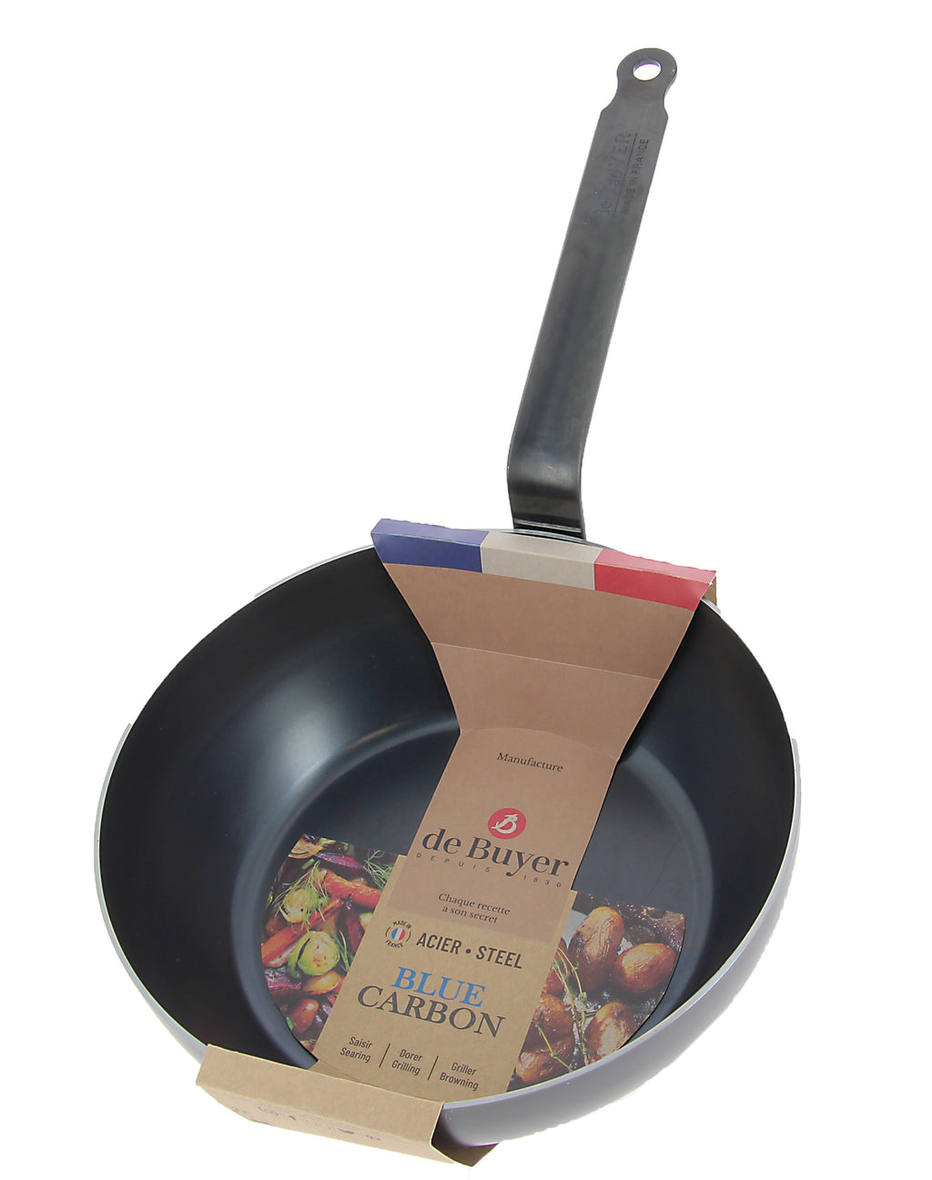 De Buyer Blue Carbon traktörpanna