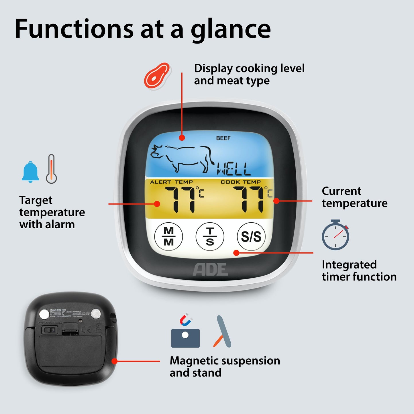 Ade digital termometer