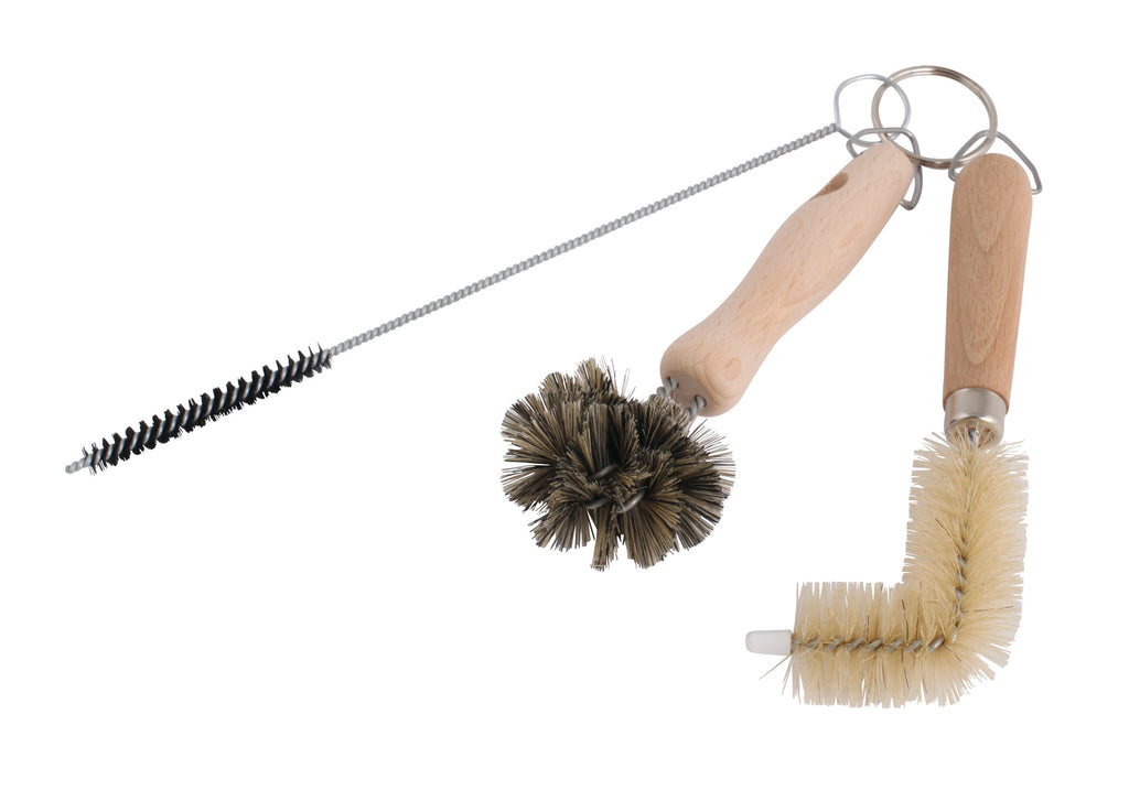 Redecker borstset för diskho och tvättställ, 3 delar