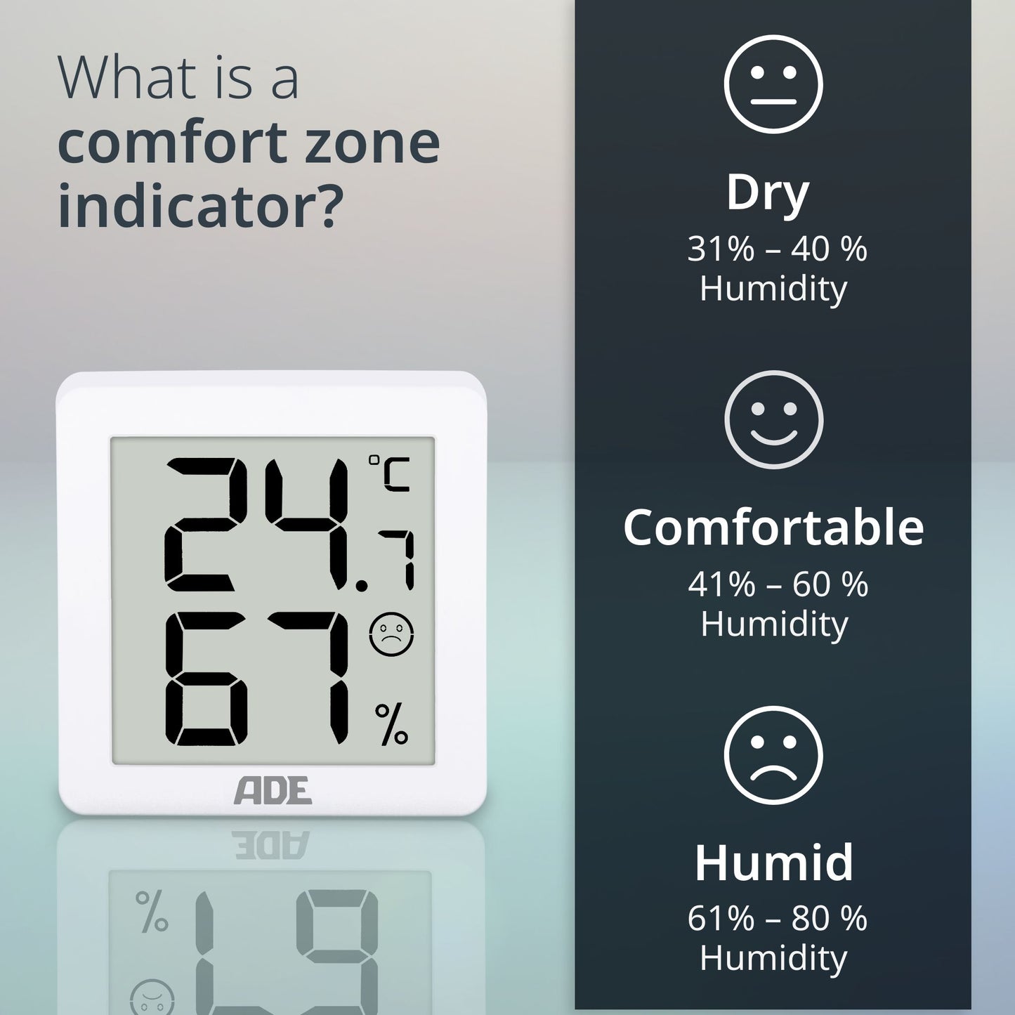 Ade weather station, set of 3