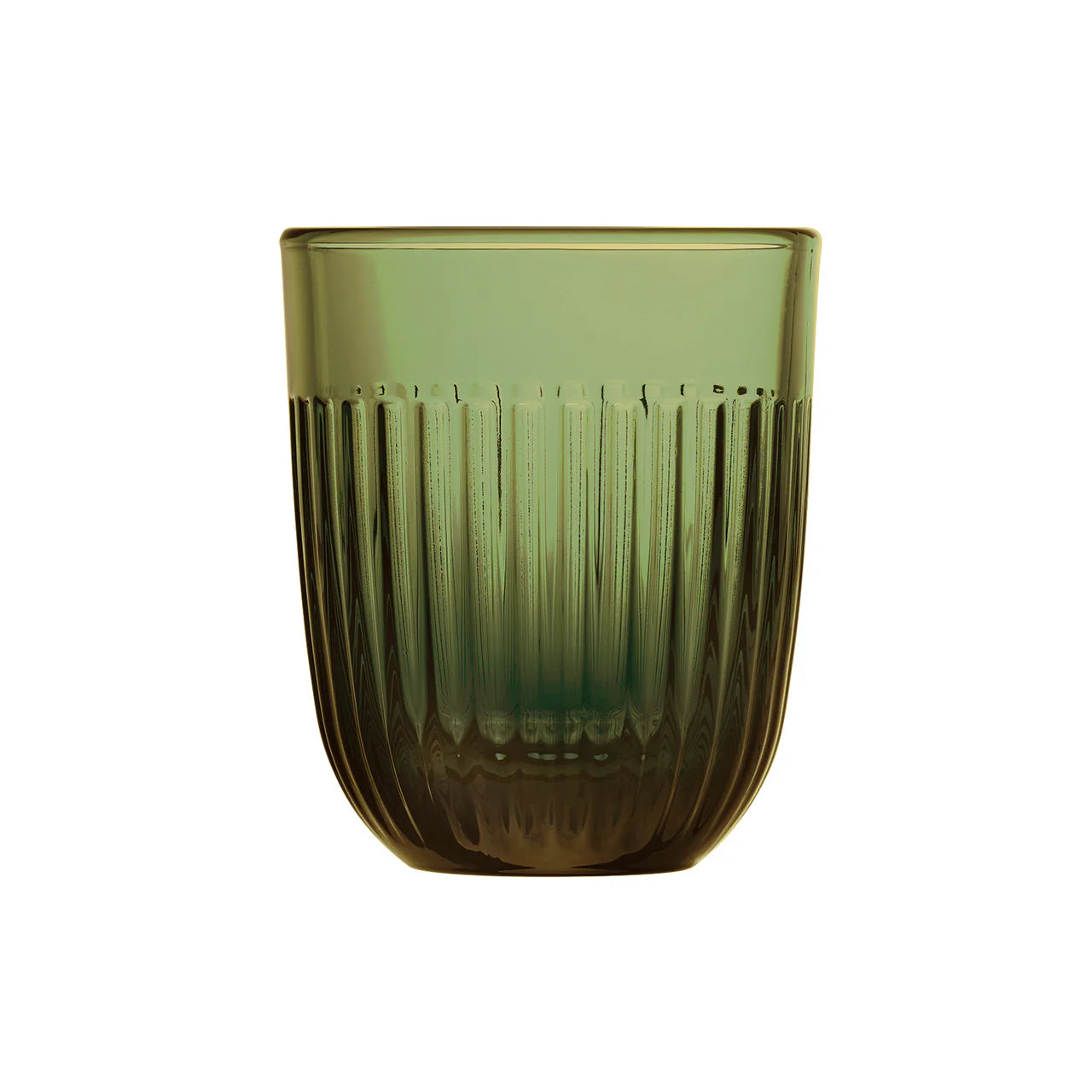 Ouessant vatten- eller teglas, 26 cl, olivgrön