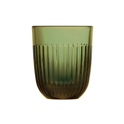 Ouessant water or tea glass 26 cl, olive green