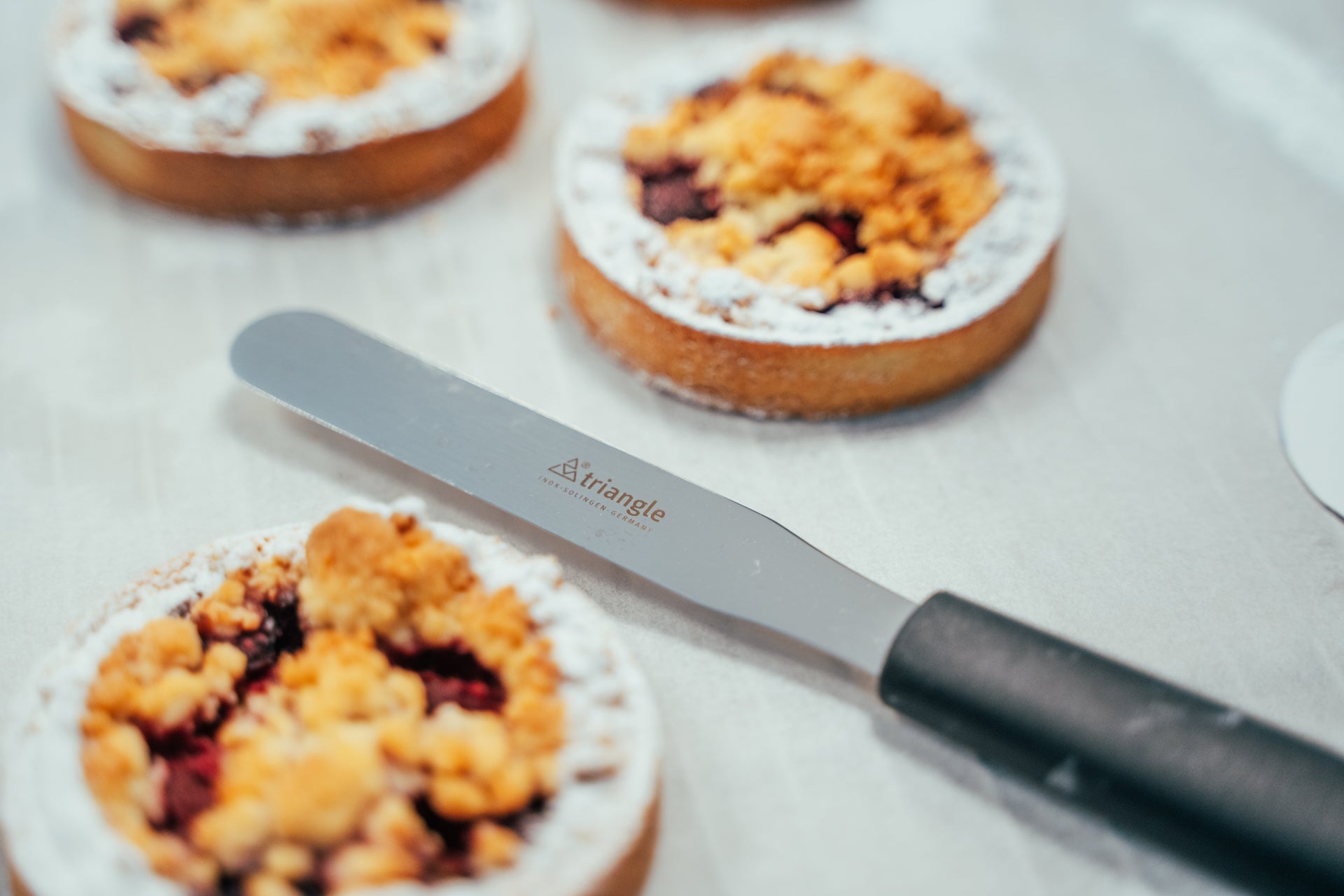 Triangle palett, rak, 12 cm