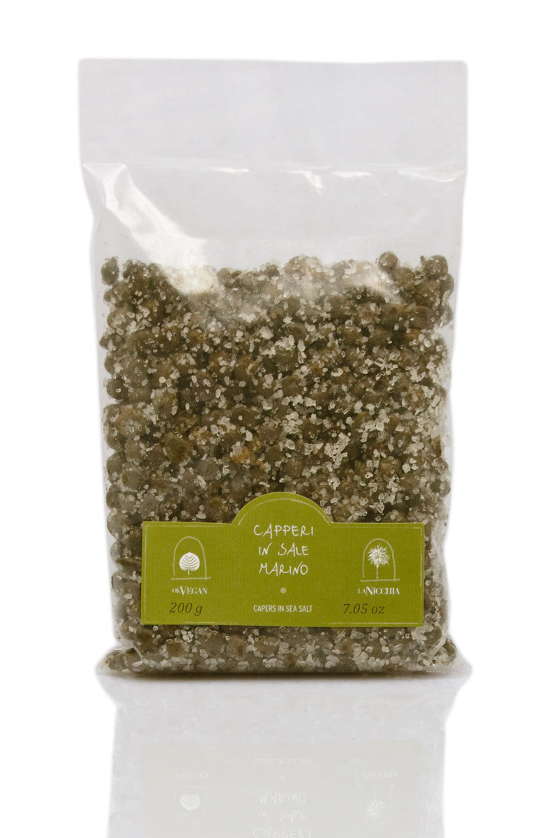 Pantelleria kapris i salt, små, 200 g