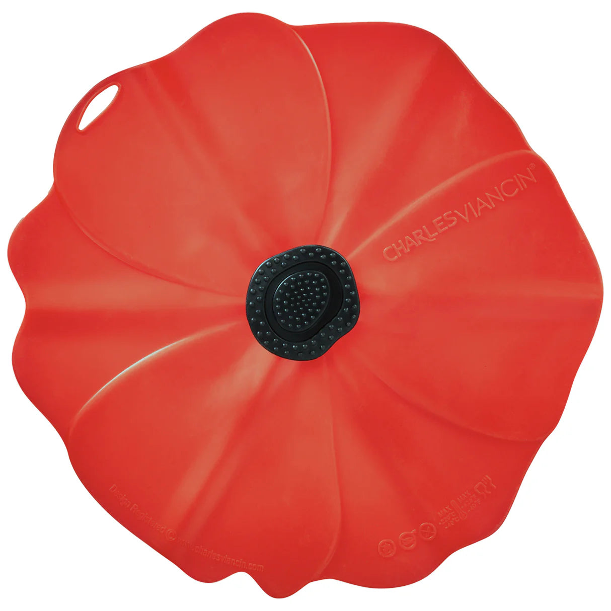 Charles Viancin silicone lid, poppy