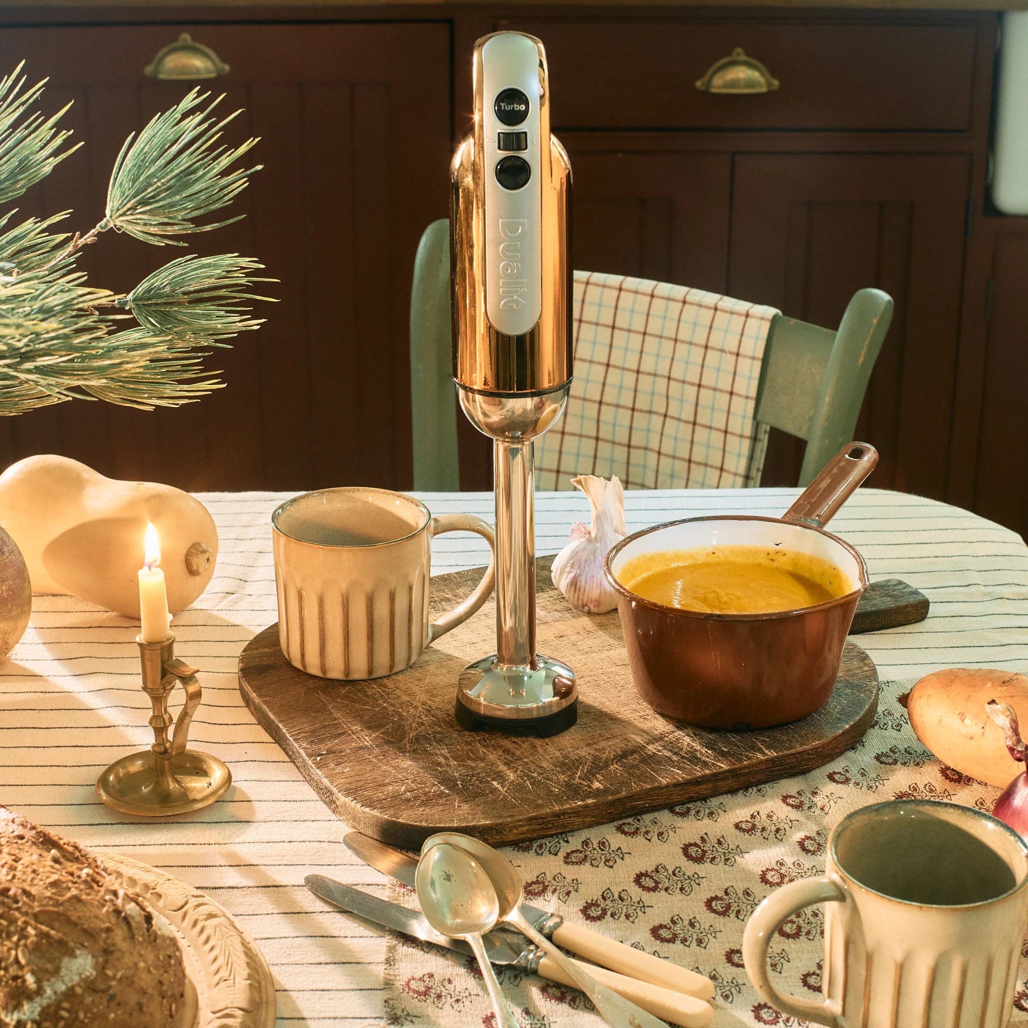 Dualit hand blender, copper