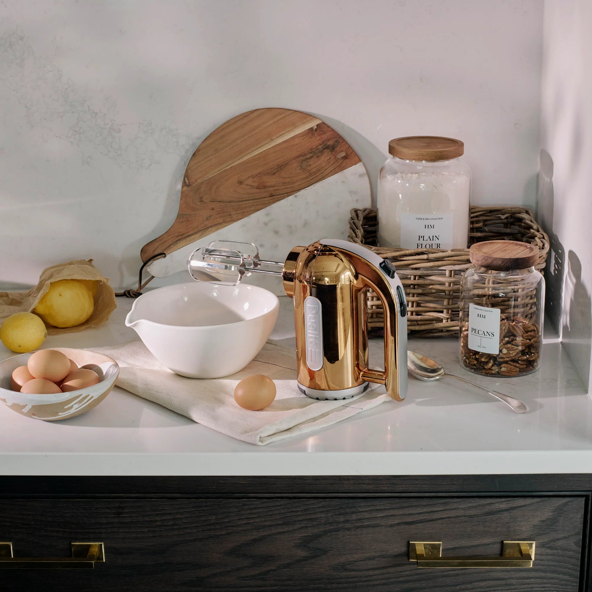 Dualit hand mixer, copper