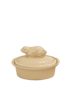 Digoin oval terrine mould, hare